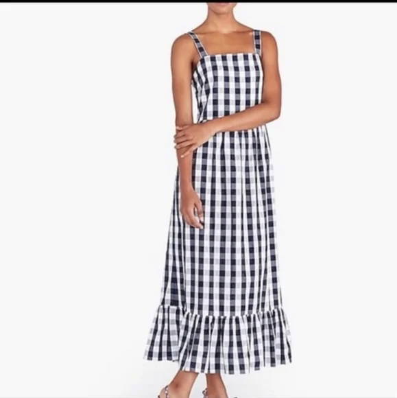 chinese dress ladies J CREW (XXS) Black Cotton Tiered Maxi Dress with Smocked Bust/Bodice  The  Thrifty Hippy